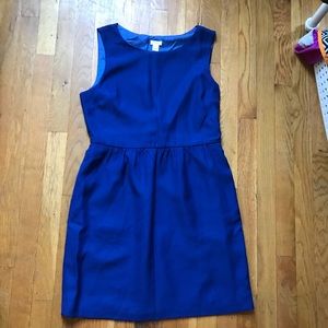 J.Crew sleeveless blue dress